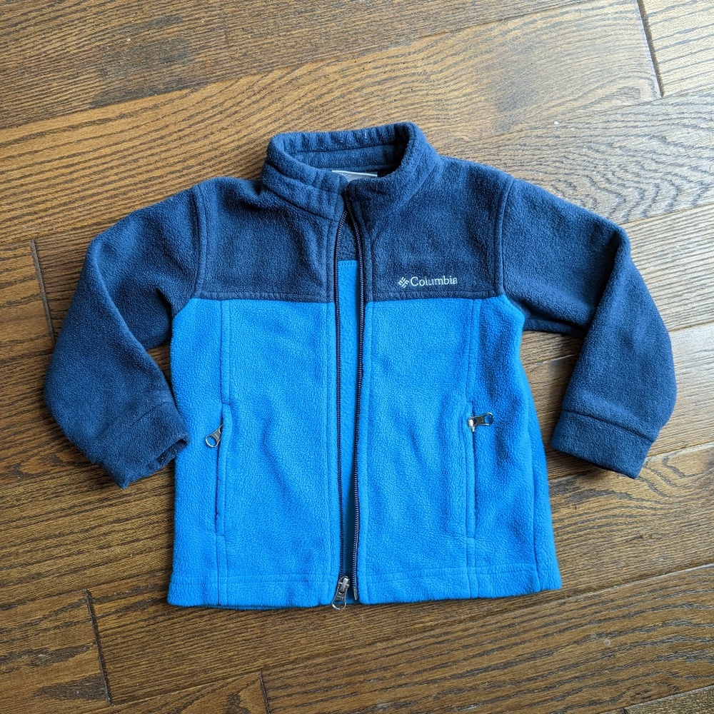 Columbia Boys Fleece - Navy and Blue Size 3T